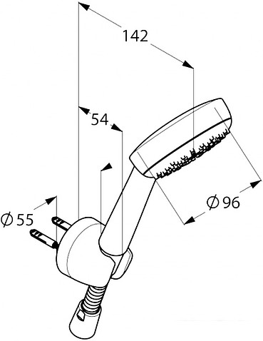 Душевой гарнитур  Kludi Logo 6801005-00
