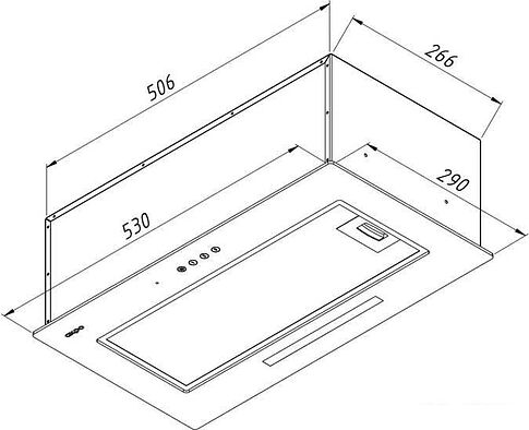 Кухонная вытяжка Akpo Mio 60 WK-11 (черный)
