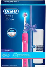 Электрическая зубная щетка Oral-B Pro 1 750 3D White D16.513.1UX (розовый) Электрическая зубная щетка Oral-B Pro 1 750 3D White D16.513.1UX (розовый)