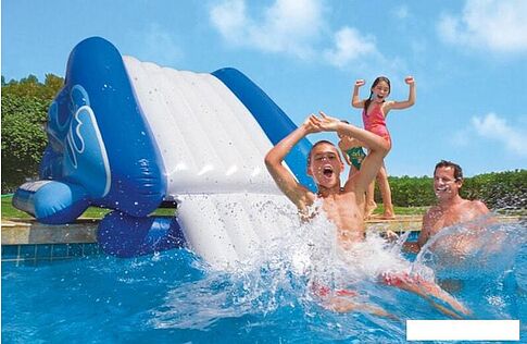 Надувной бассейн Intex Горка 58849 (333x206x117)