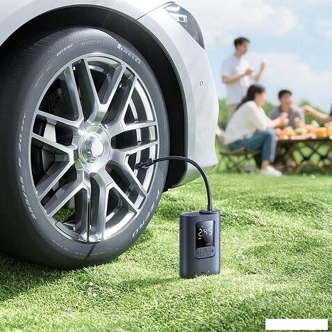 Автомобильный компрессор Baseus GoTrip VA1 Super Mini Cordless Inflator 22-Cylinder Cosmic Black C0119601
