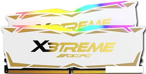 Оперативная память OCPC X3 RGB White Label 2x16ГБ DDR4 3600 МГц MMX3A2K32GD436C18WL