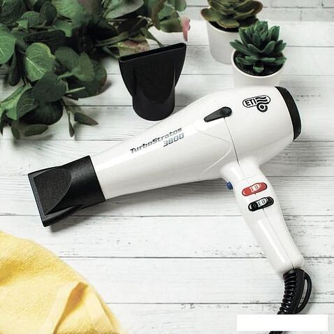 Фен ETI Turbo Stratos 3800 (белый)