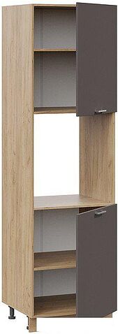 Шкаф напольный Трия Габриэлла 1П6 (дуб крафт золотой/муссон)