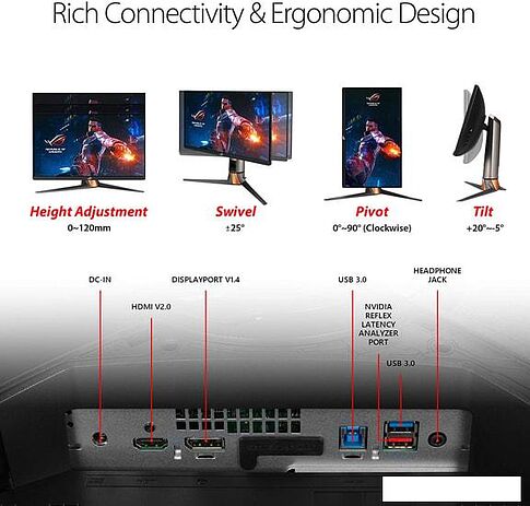 Монитор ASUS ROG Swift PG259QNR
