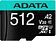 Карта памяти A-Data Premier Pro AUSDX512GUI3V30SA2-RA1 microSDXC 512GB (с адаптером)