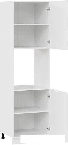 Шкаф напольный Трия Гренада 1П6 (белый/холст белый)