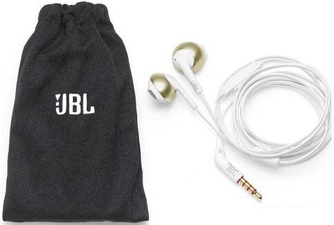 Наушники с микрофоном JBL T205 (золотистый шампань)