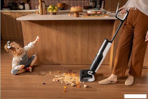 Вертикальный моющий пылесос Roborock Wet and Dry Vacuum Cleaner F25 LT (с русской озвучкой, черный)