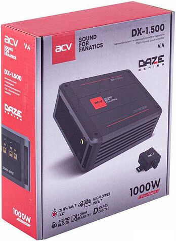Автомобильный усилитель ACV DX-1.500 v4
