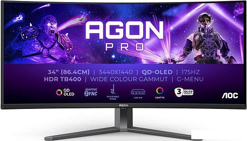 Игровой монитор AOC Agon Pro QD-OLED AG346UCD