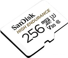 Карта памяти SanDisk High Endurance microSDXC SDSQQNR-256G-GN6IA 256GB Карта памяти SanDisk High Endurance microSDXC SDSQQNR-256G-GN6IA 256GB