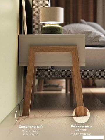 Комод Crafto Мунк 02 44x40x50 (белый дуб)