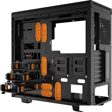Корпус be quiet! Pure Base 600 с окном (черный/оранжевый)