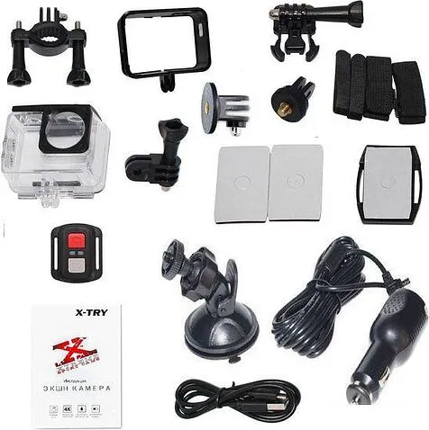 Экшен-камера X-try XTC261 RC Real 4K Wi-Fi Autokit