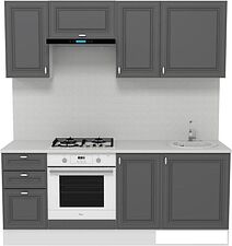 Шкаф напольный Горизонт Ева 60 (графит софт) Шкаф напольный Горизонт Ева 60 (графит софт)