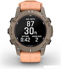Умные часы Garmin Descent G2 (коричневый/розовый)