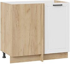 Шкаф напольный Трия Лорас 1Н9У (дуб крафт золотой/холст белый) Шкаф напольный Трия Лорас 1Н9У (дуб крафт золотой/холст белый)