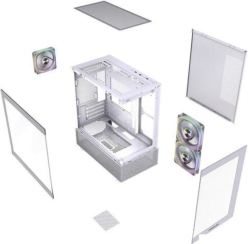 Корпус Powercase Vision Micro M2 ARGB CVMWM2-A3