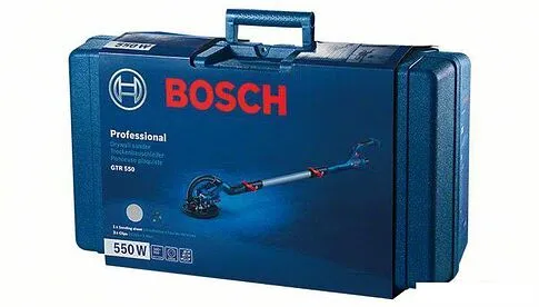 Шлифмашина для стен и потолков Bosch GTR 550 Professional 06017D4020 (без АКБ, кейс)