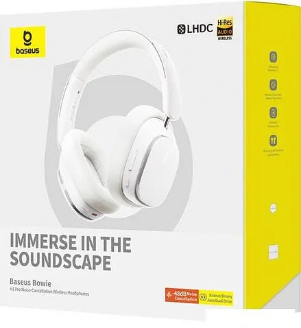 Наушники Baseus Bowie H1 Pro (белый)