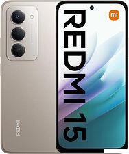 Телефон Xiaomi Redmi 15 4G 8GB/256GB европейская версия (титановый)