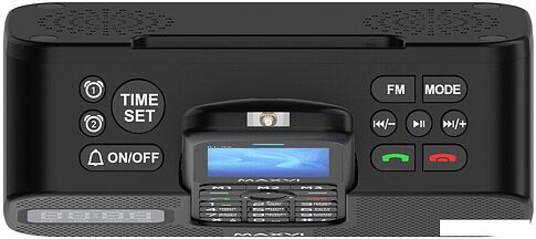 Кнопочный телефон Maxvi RT-03 (черный)