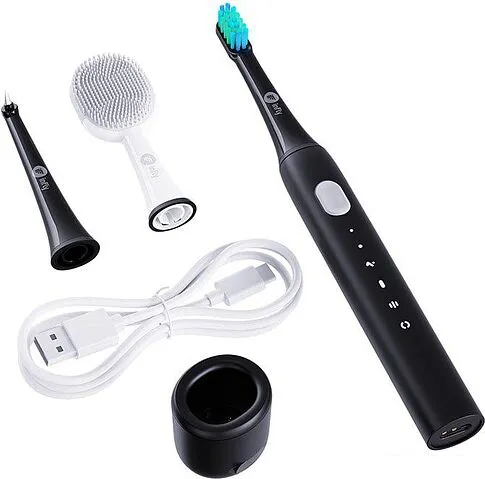 Электрическая зубная щетка Infly Sonic Electric Toothbrush P20C (3 насадки, черный)
