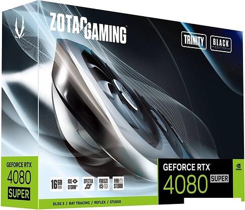 Видеокарта ZOTAC GeForce RTX 4080 Super Trinity Black Edition 16GB GDDR6X ZT-D40820D-10P
