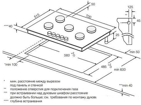 Варочная панель Graude GS 70.1 C