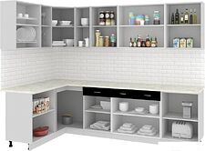 Угловая кухня Кортекс-мебель Корнелия Экстра 1.5x2.8м (дуб сонома/мадрид) Угловая кухня Кортекс-мебель Корнелия Экстра 1.5x2.8м (дуб сонома/мадрид)