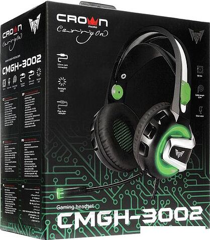 Наушники CrownMicro CMGH-3002