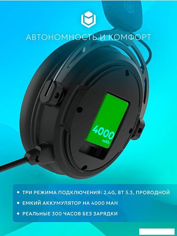Наушники IO by Red Square Graphite 2 Pro Max Wireless (черный)