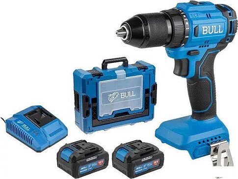 Дрель-шуруповерт Bull SR 1803 2329055 (с 2-мя АКБ, кейс)