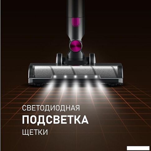 Пылесос Weissgauff V12 BLDC 400 Magenta Turbo
