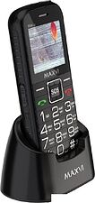 Кнопочный телефон Maxvi B5ds up (черный)