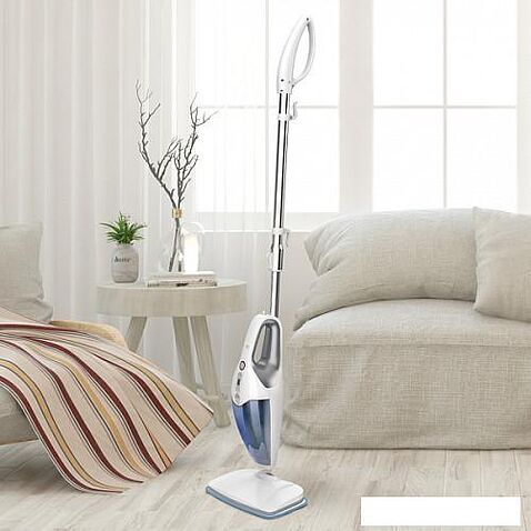 Паровая швабра BQ SM2009 (белый/синий)