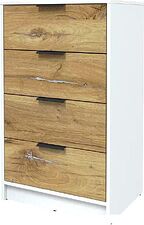 Комод Интерлиния Концепт КТ-К60 (дуб нокс/белый платинум)