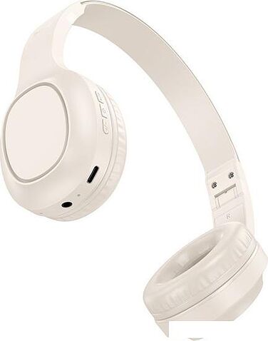 Наушники Hoco W46 (молочный)