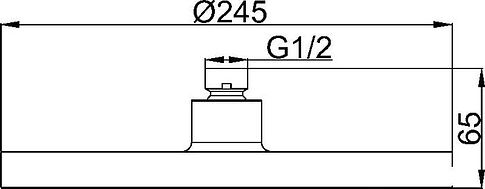Верхний душ Maxonor Pure Life PL107-25-6
