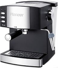 Рожковая кофеварка Pioneer CM111P (серебристый/черный)