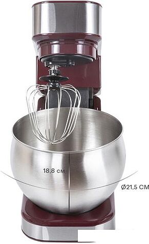 Планетарный миксер Pioneer MX330 Wine Maroon