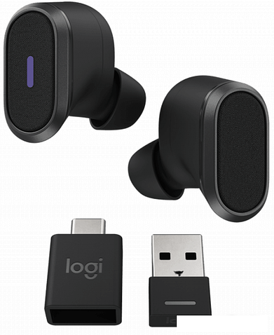 Наушники Logitech Zone True Wireless (графит)