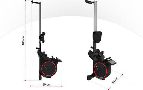 Гребной тренажер Unixfit Techno Rower 410