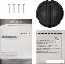 Кухонная вытяжка Krona Kamilla 600 E2M (белый)