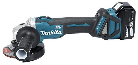 Угловая шлифмашина Makita DGA511RTJ (с 2-мя АКБ 5 Ач, кейс)