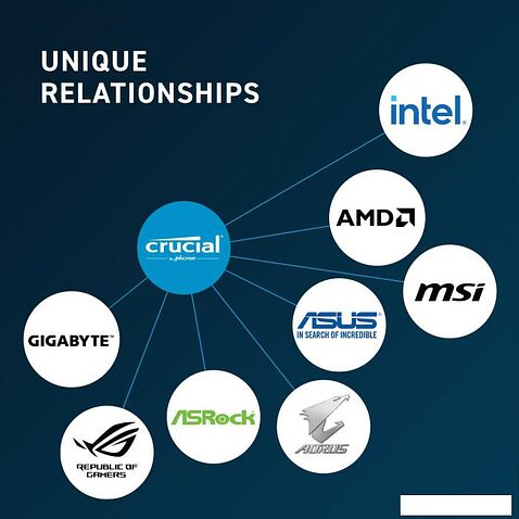 Оперативная память Crucial 8ГБ DDR5 4800 МГц CB8GU4800