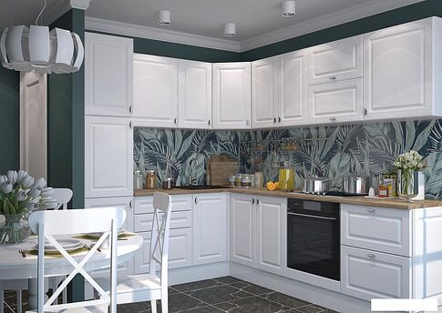 Шкаф напольный Горизонт Ева 60 (белый софт)