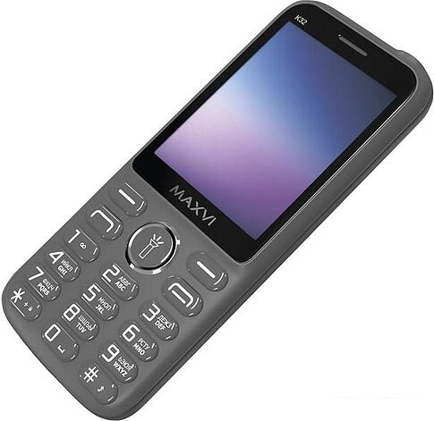 Кнопочный телефон Maxvi K32 (серый)
