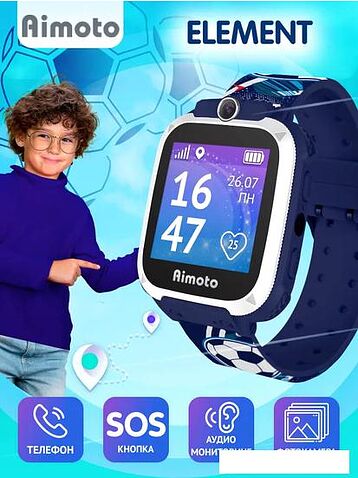 Умные часы Aimoto Element (спортивный синий)